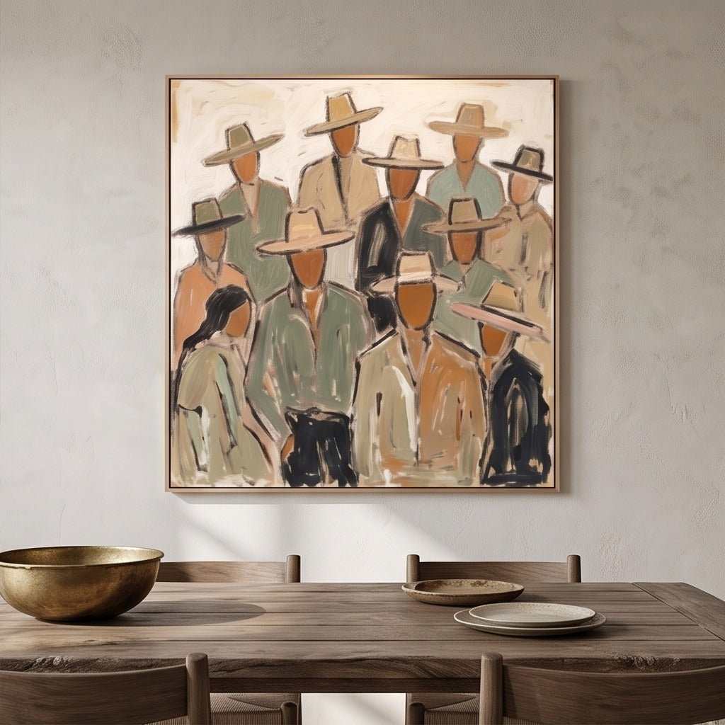 Figurative Folk Wall Art #TO716