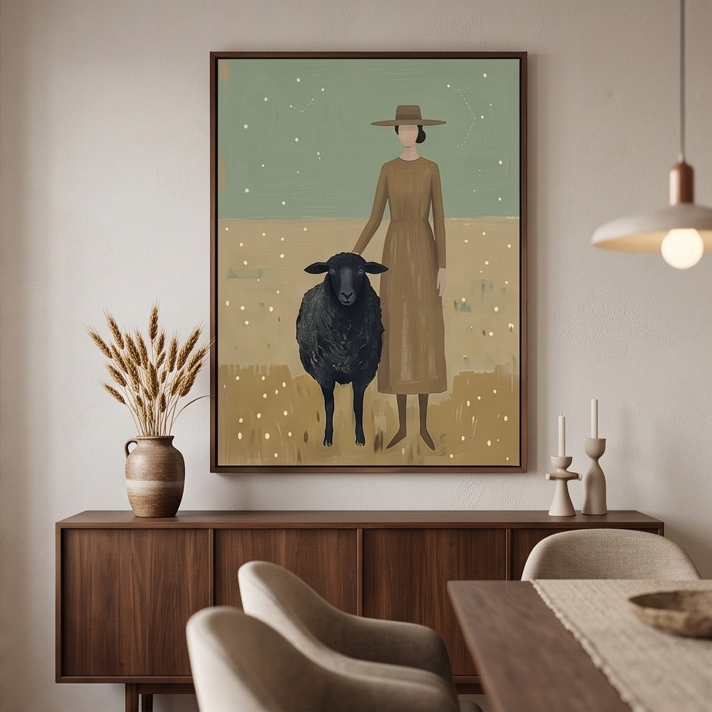 Figurative Sheep Wall Art #TO722