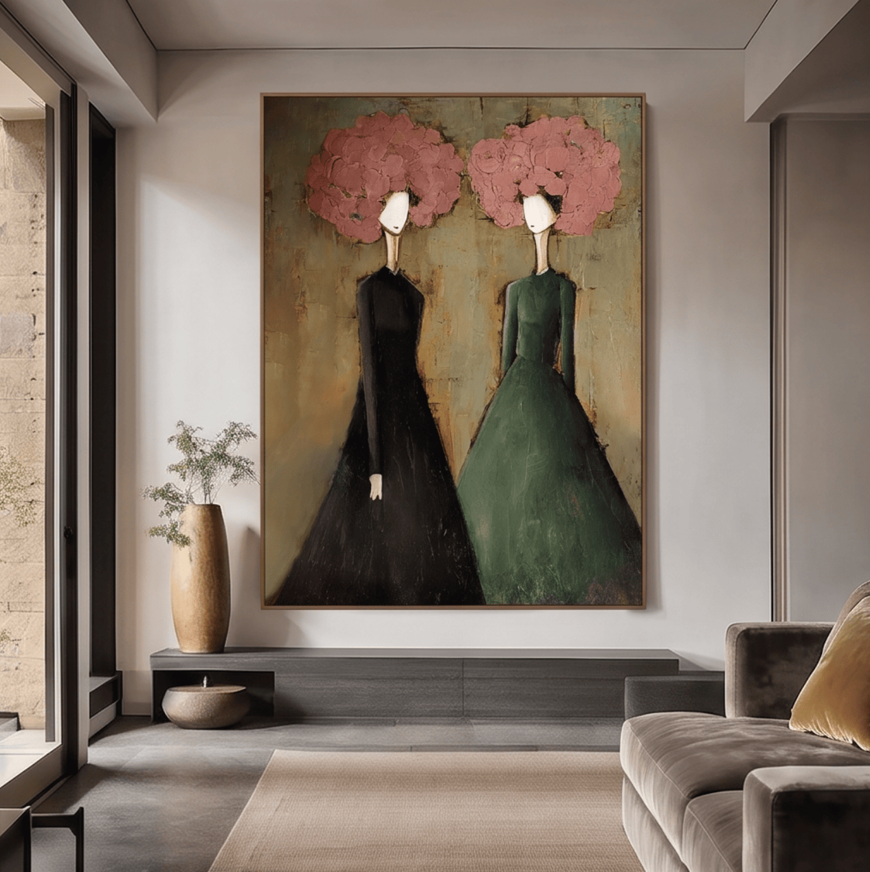 Figurative Floral Wall Art #MT240