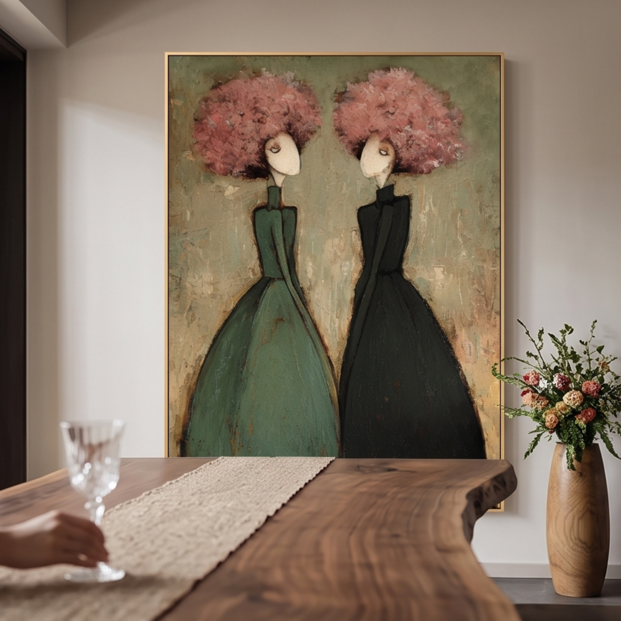 Figurative Floral Wall Art #MT245