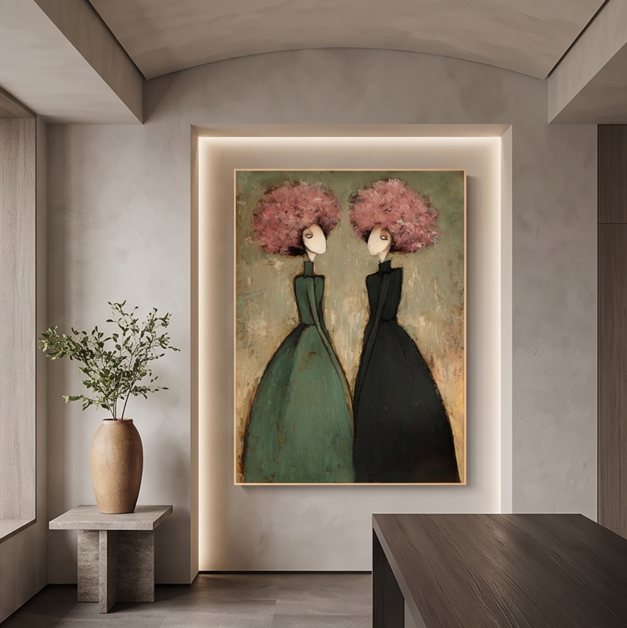 Figurative Floral Wall Art #MT245