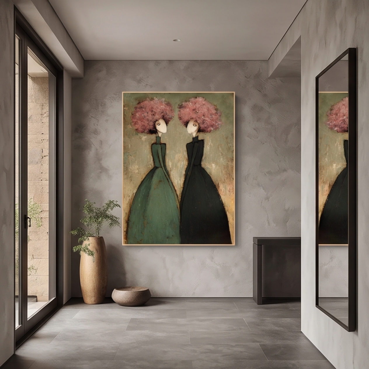 Figurative Floral Wall Art #MT245