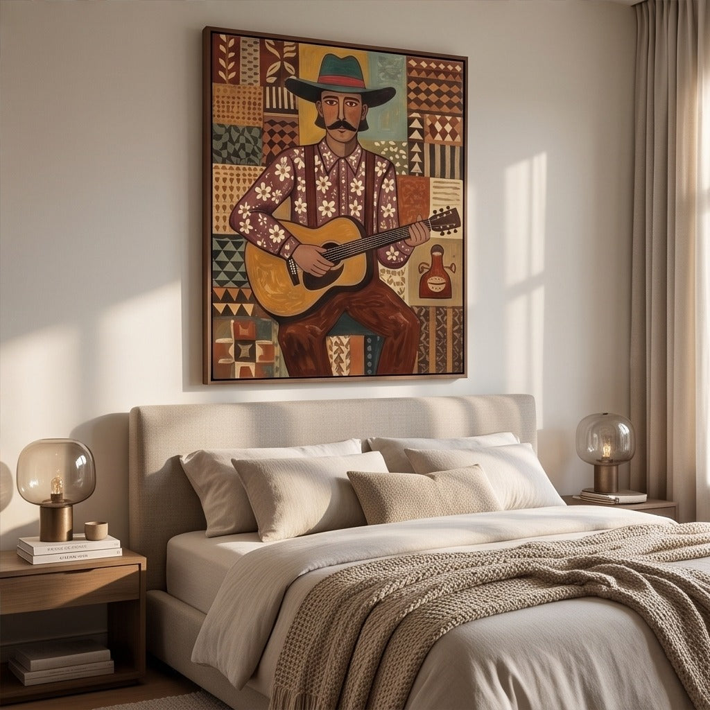 Folk Musician Wall Art #TO629