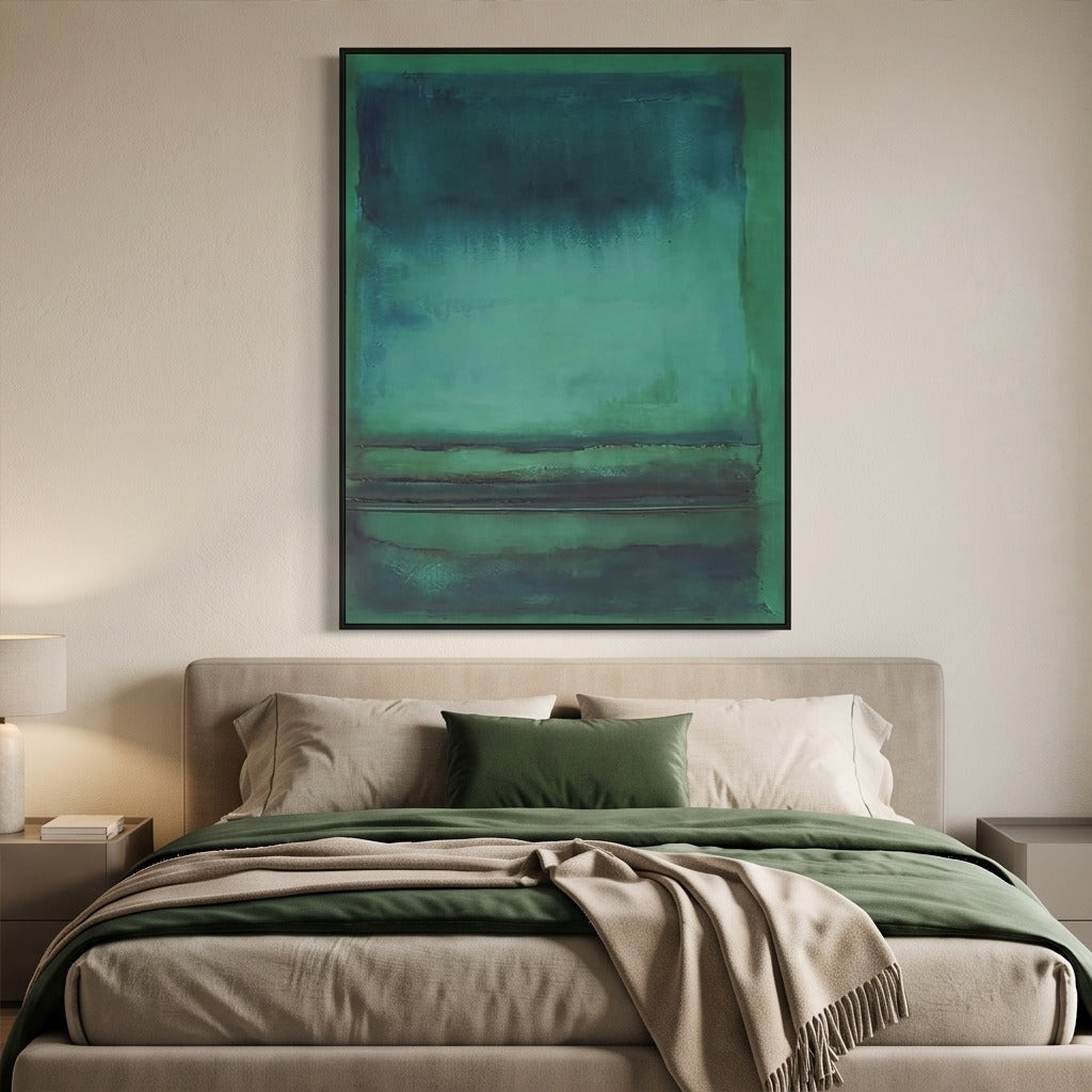 Green Abstract Wall Art #TO841