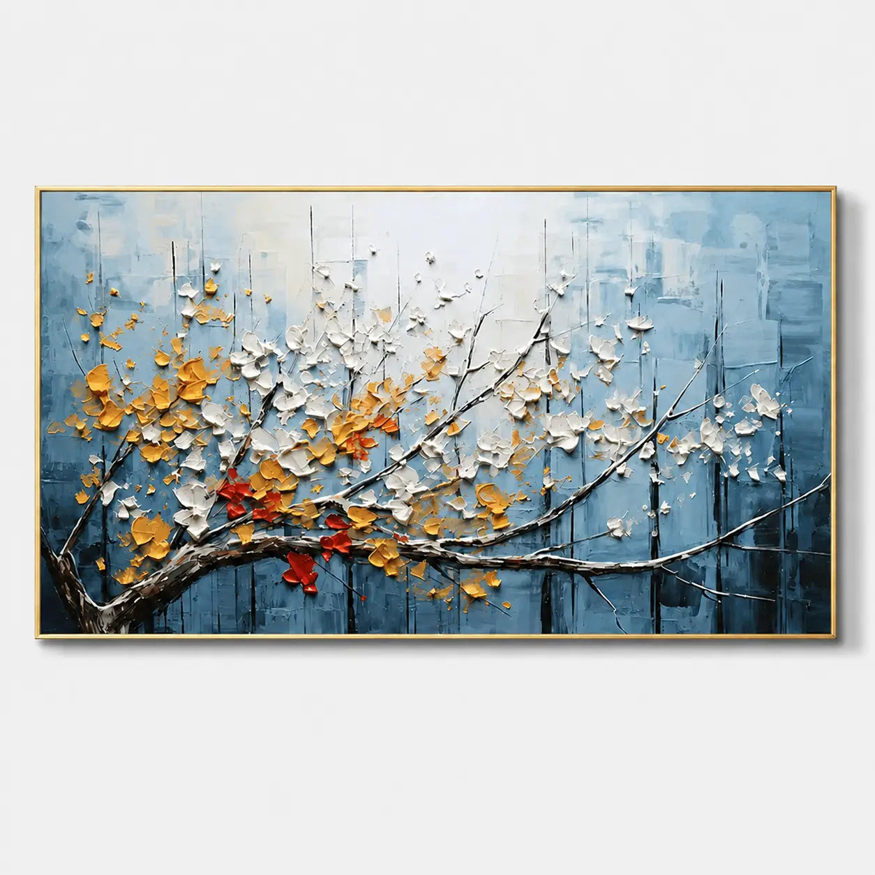 Textured Floral Wall Art #TA105