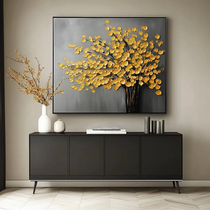 Modern Textured Tree Wall Art #MT750