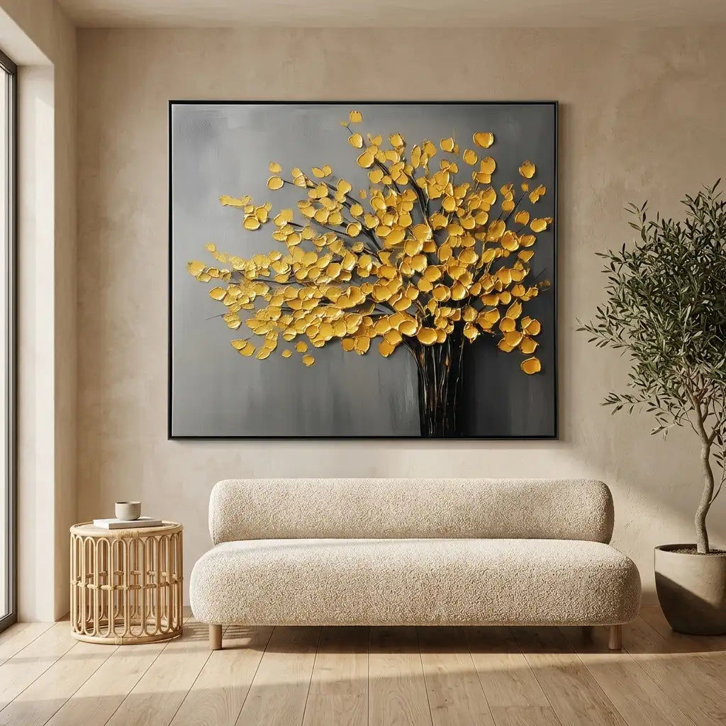 Modern Textured Tree Wall Art #MT750