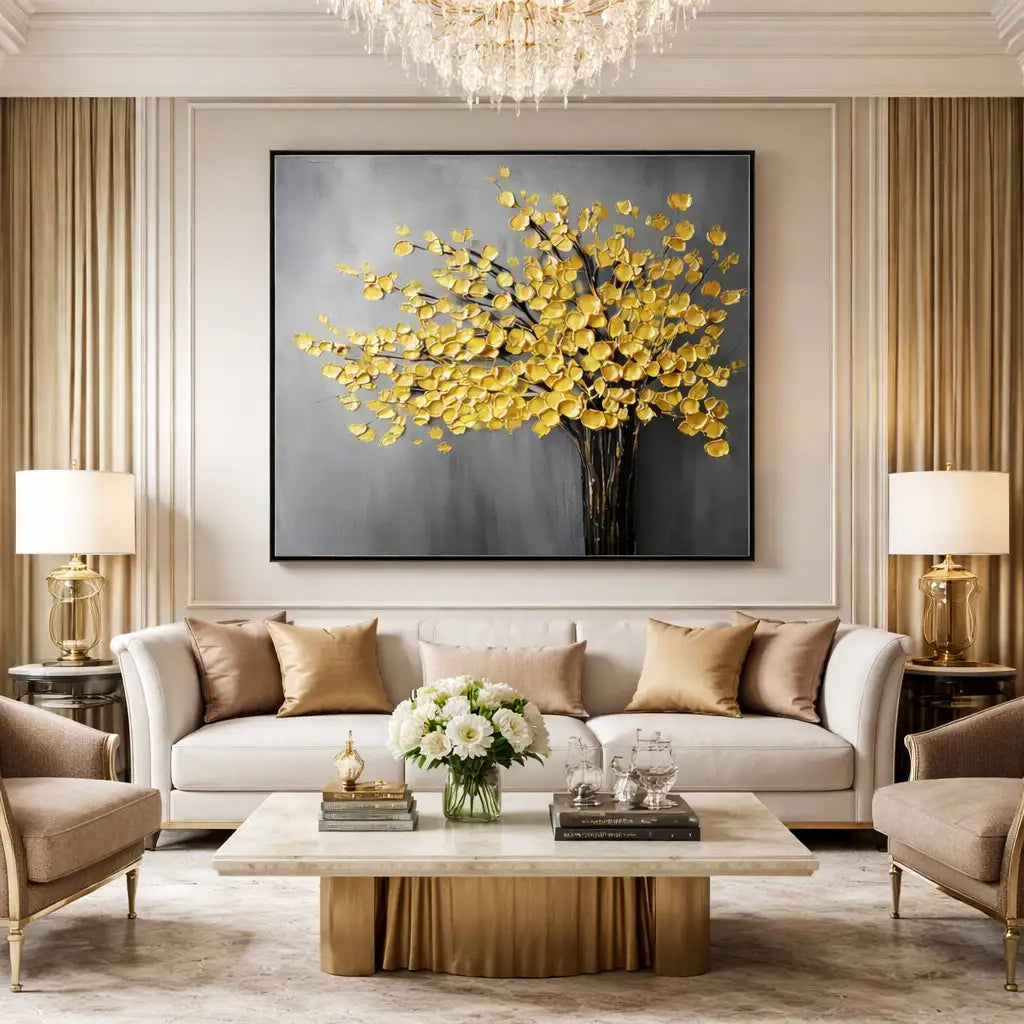 Modern Textured Tree Wall Art #MT750
