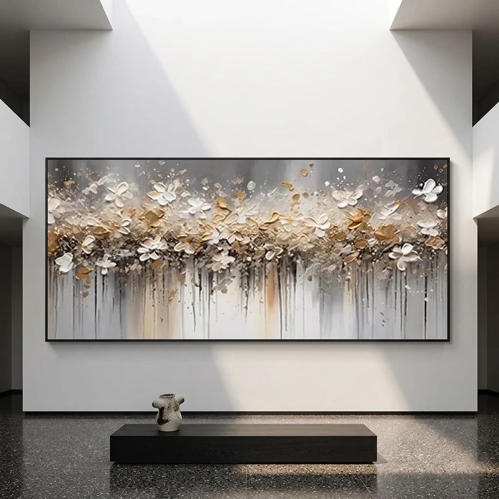 Textured Floral Wall Art #TA140