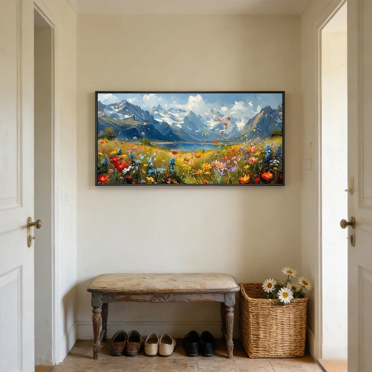 Panoramic Mountain Wildflower Landscape #MT345