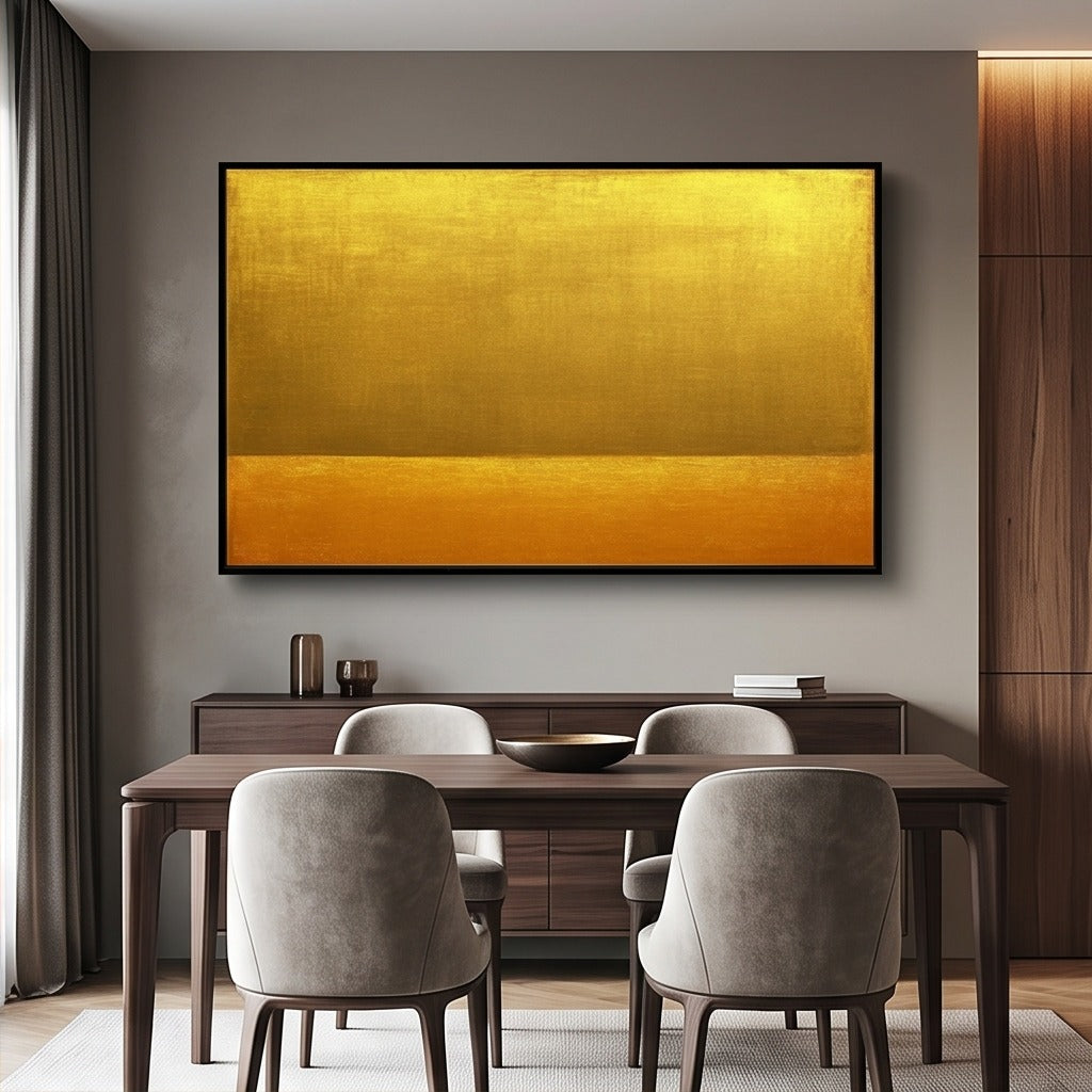 Minimalist Gold Abstract Wall Art #TO354