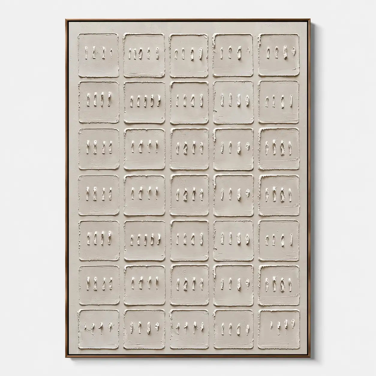 Minimalist Neutral Textured Wall Art #MT840