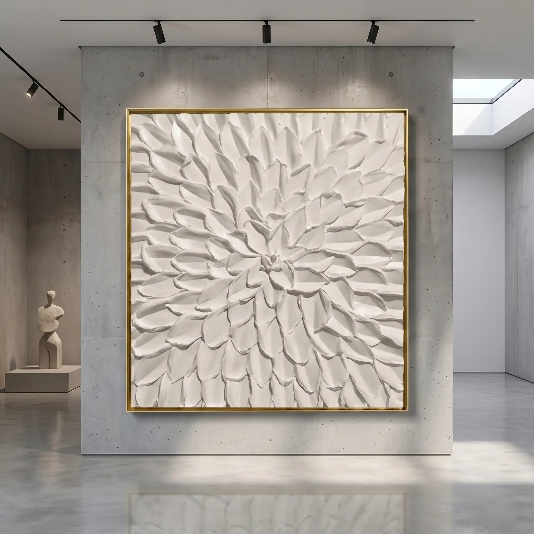 Minimalist Floral Texture Wall Art #MT034