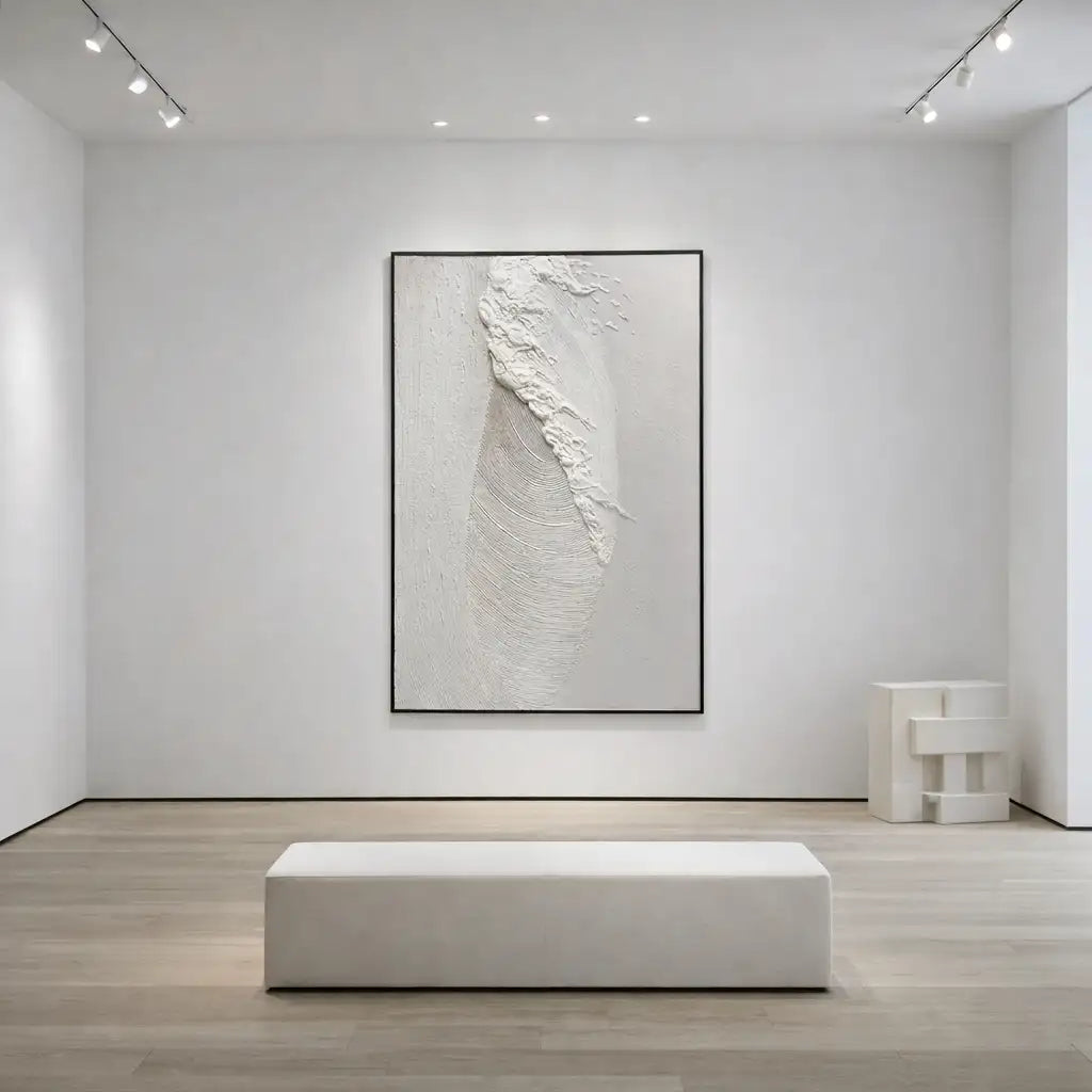 Minimalist Neutral Abstract Painting #MT049