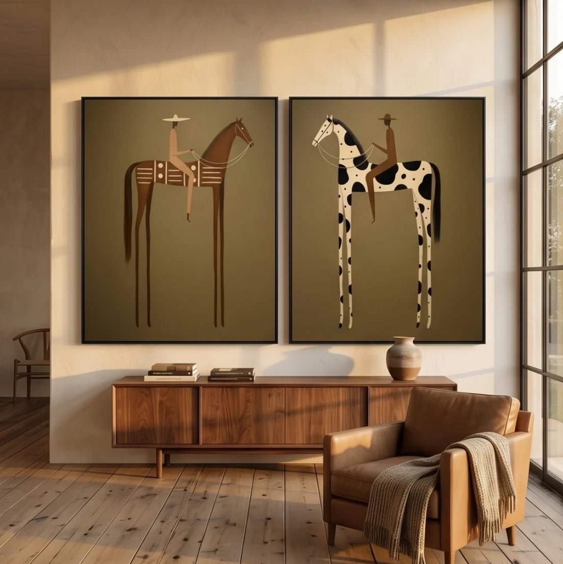 Surreal Horse Wall Art Set #MC121