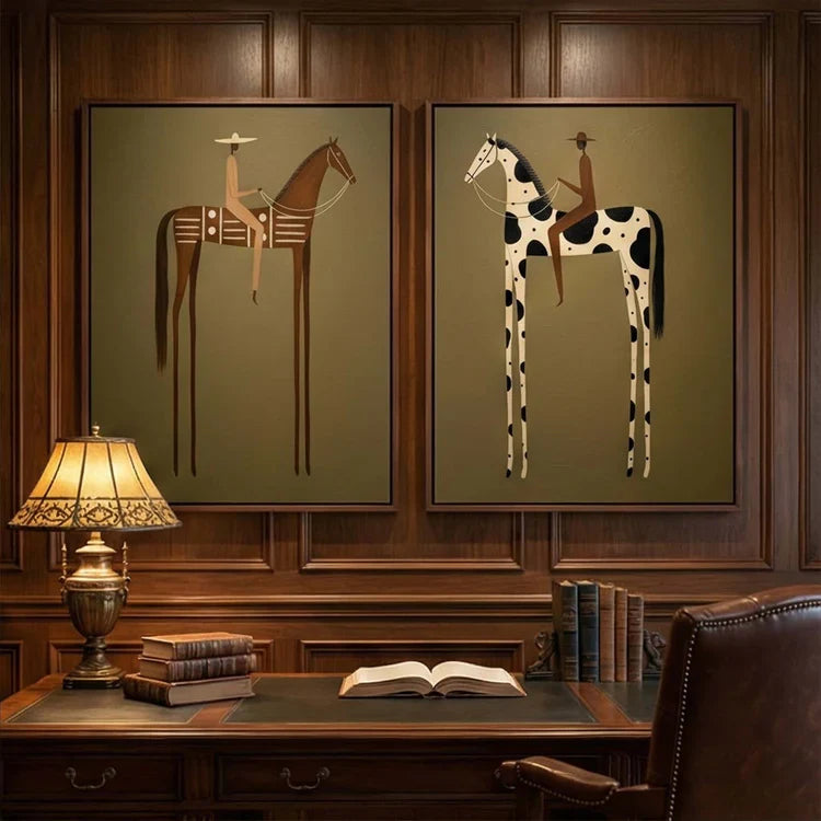 Surreal Horse Wall Art Set #MC121