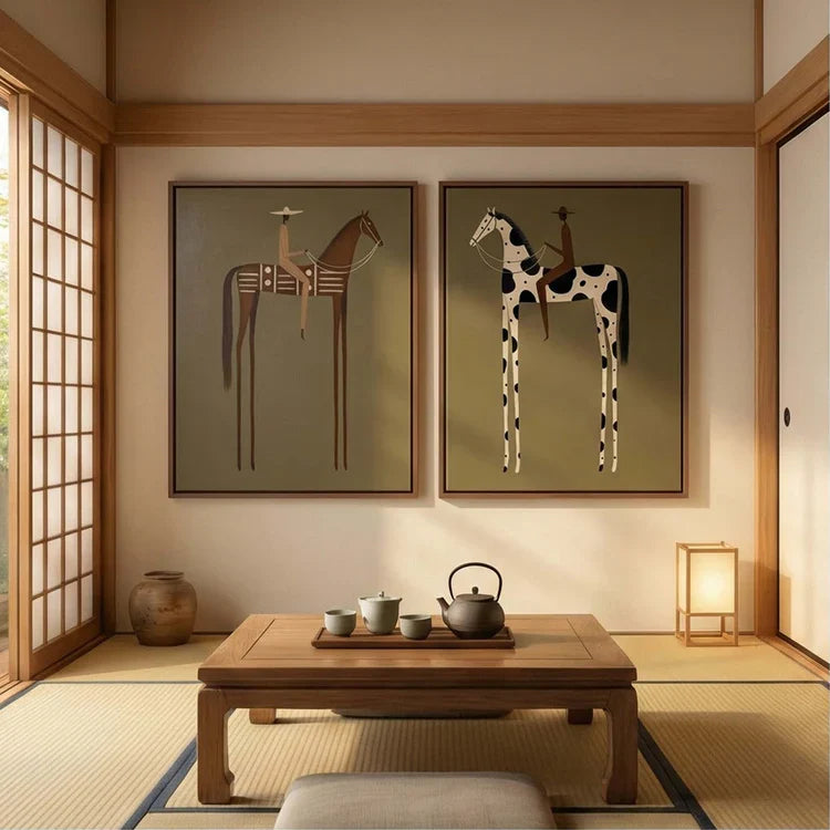 Surreal Horse Wall Art Set #MC121