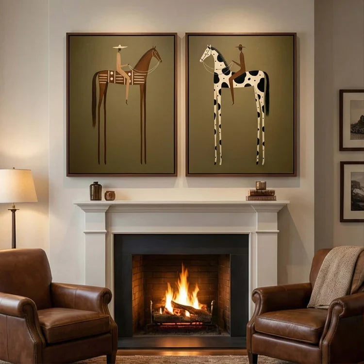 Surreal Horse Wall Art Set #MC121