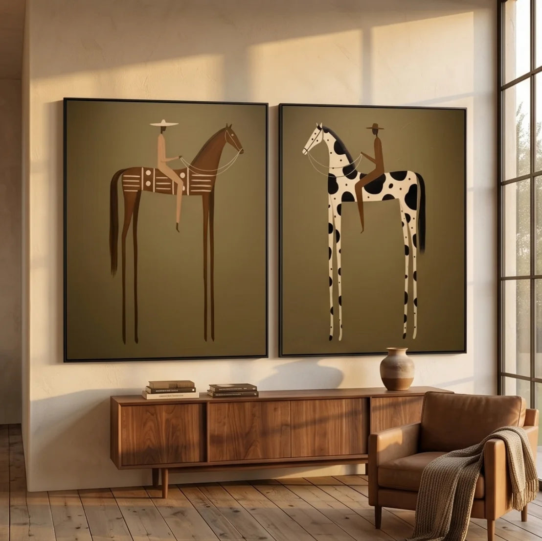 Surreal Horse Wall Art Set #MC121