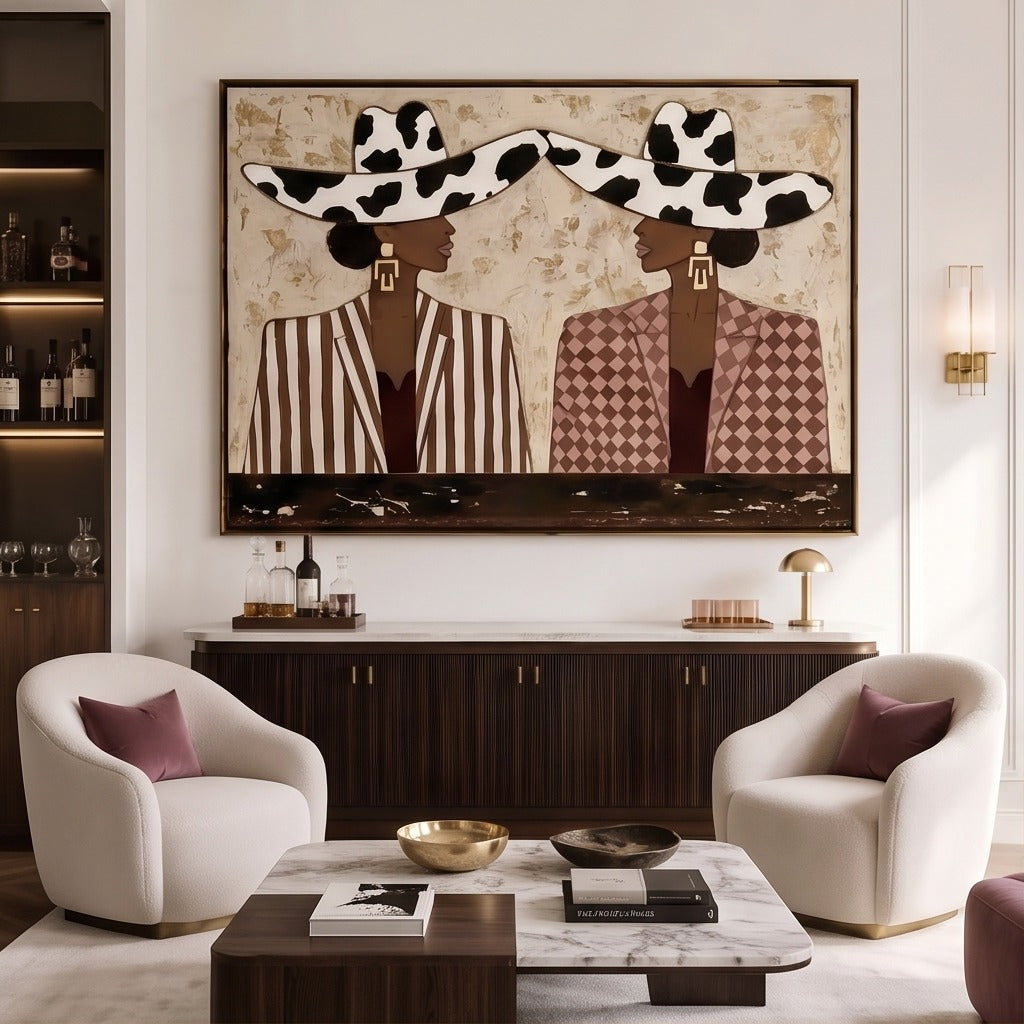 Modern Western Figurative Wall Art #TO054