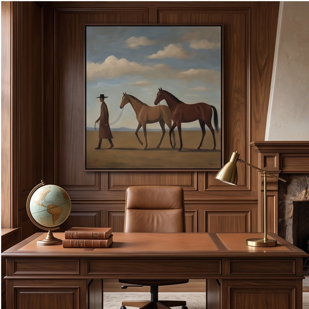 Modern Equestrian Horse Wall Art #TO050