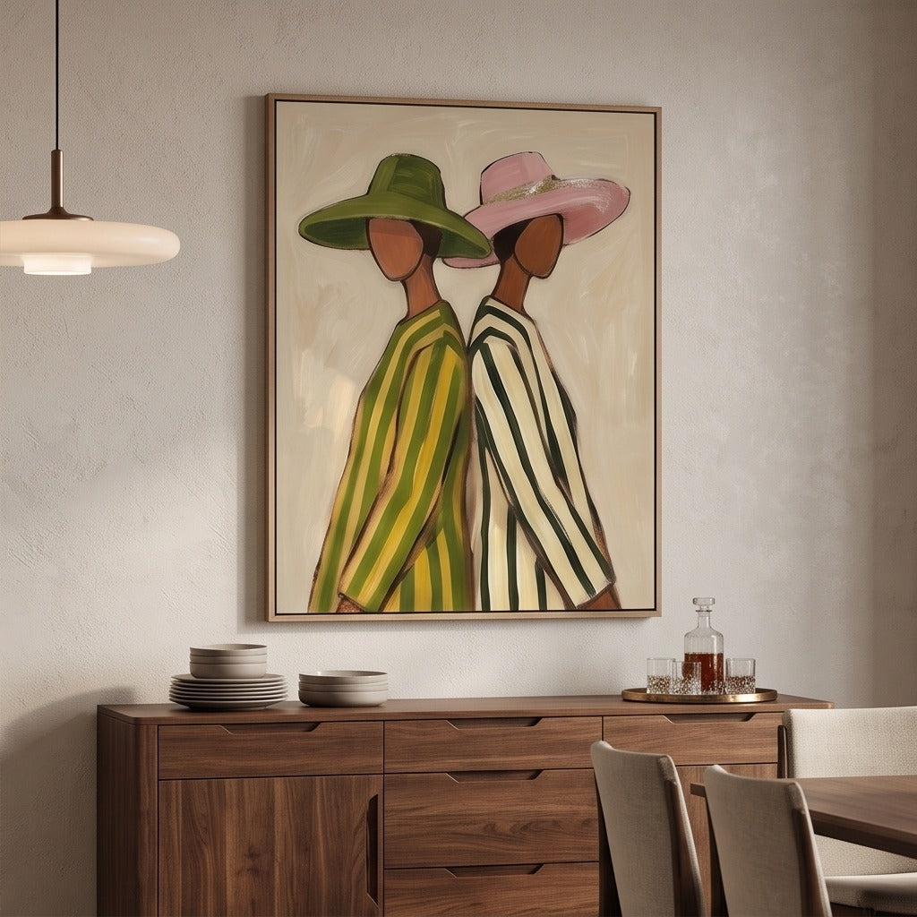 Modern Folk Figurative Wall Art #TO643