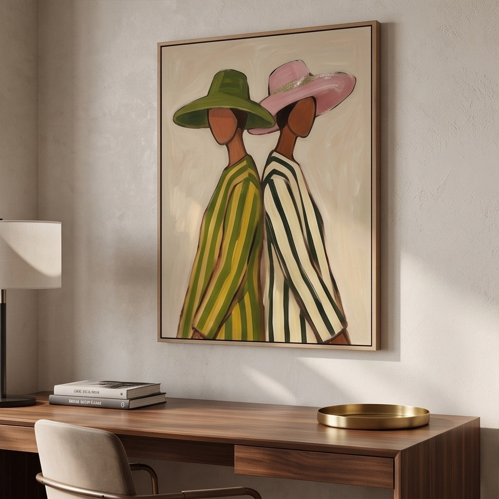 Modern Folk Figurative Wall Art #TO643