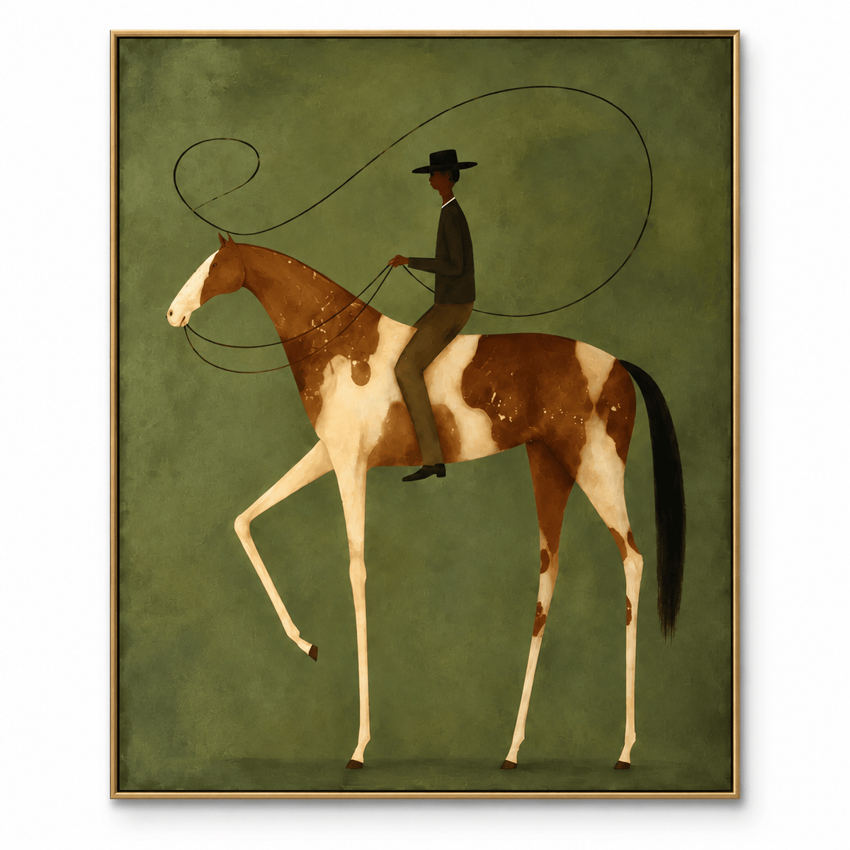 Modern Surreal Equestrian Wall Art #MT034