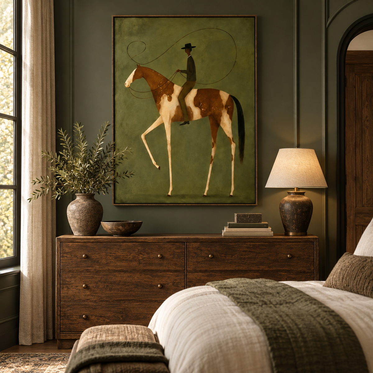 Modern Surreal Equestrian Wall Art #MT034