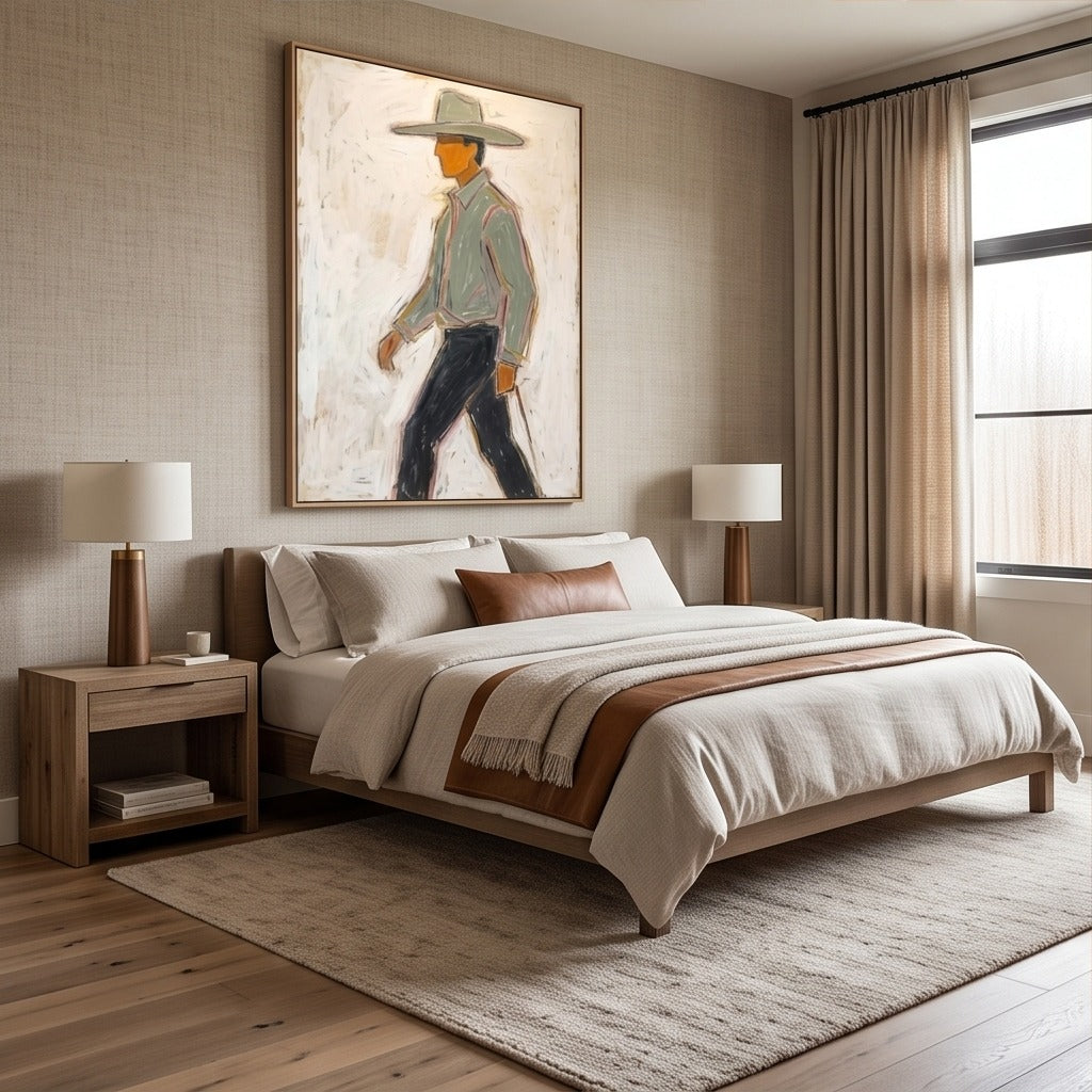 Modern Western Cowboy Wall Art #TO888