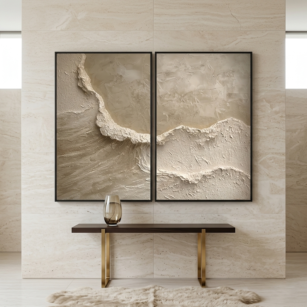 Abstract Coastal Wall Art #MT041