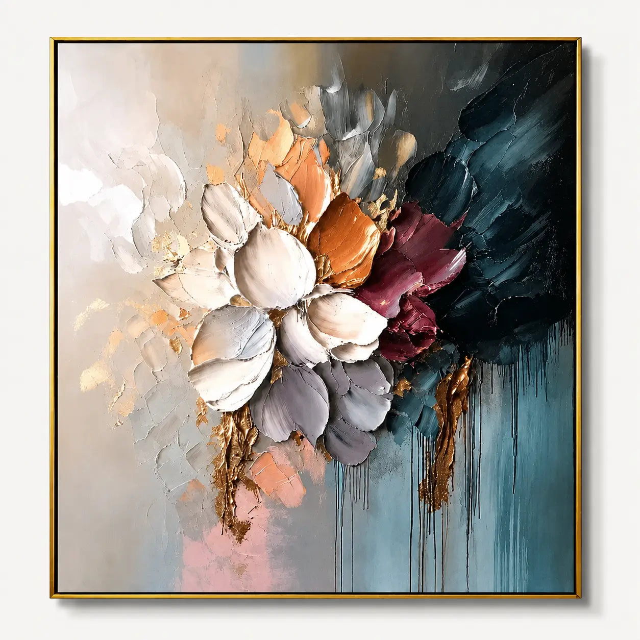 Abstract Floral Wall Art #MT005