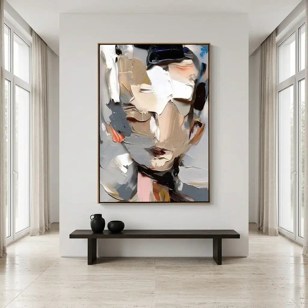 Modern Abstract Portrait Wall Art #MT054