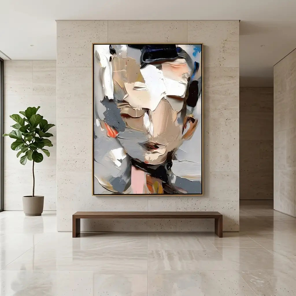 Modern Abstract Portrait Wall Art #MT054