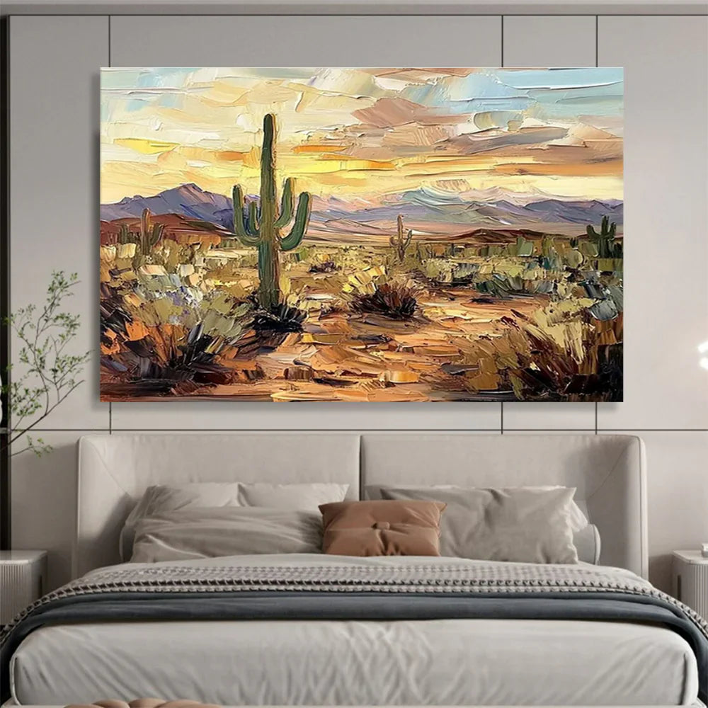 Textured Desert Landscape Wall Art #MT633