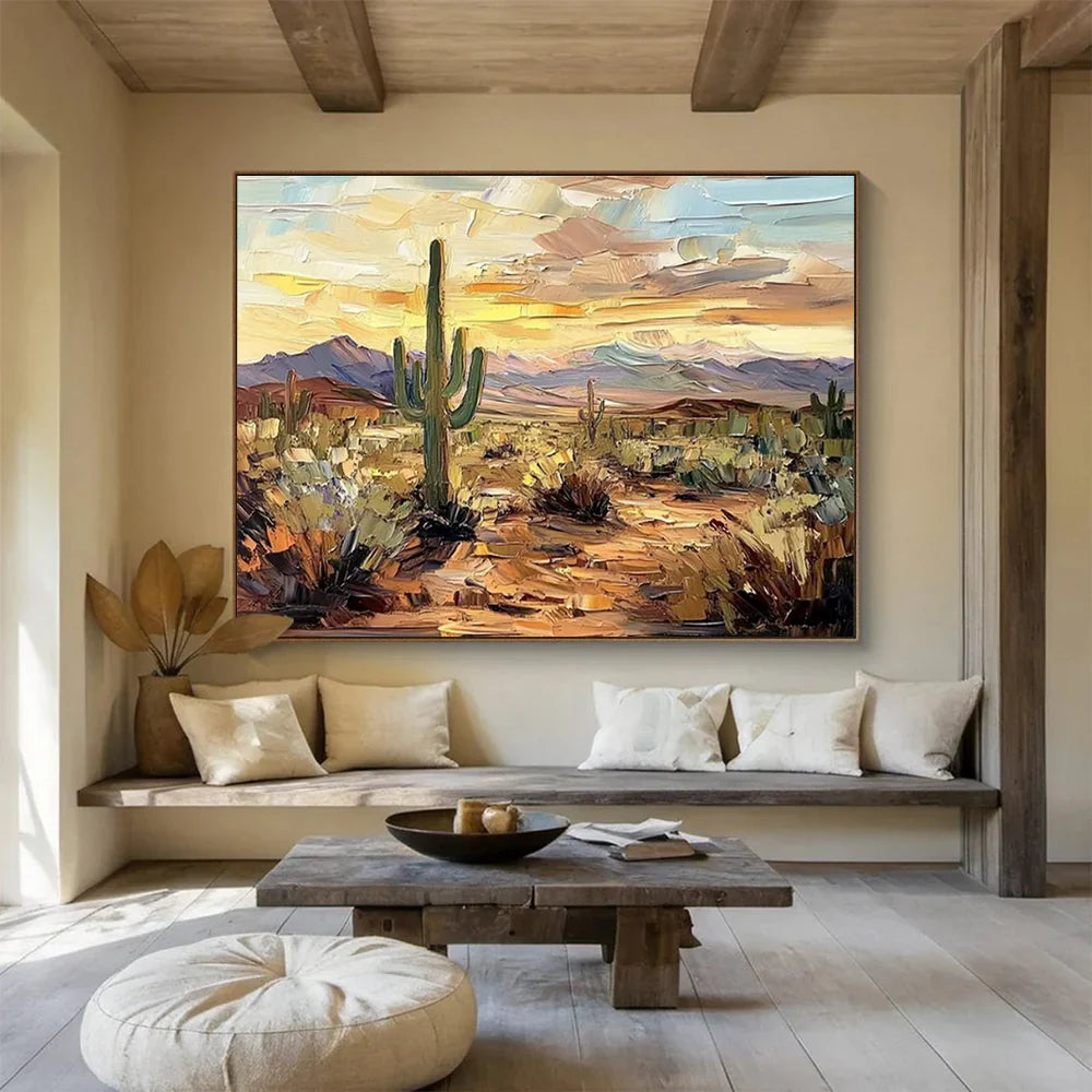 Textured Desert Landscape Wall Art #MT633