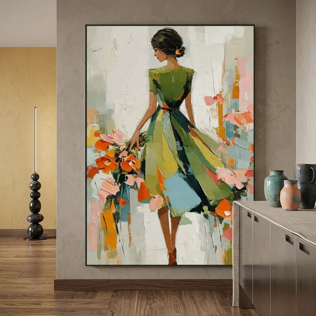 Figurative Floral Wall Art #MC101