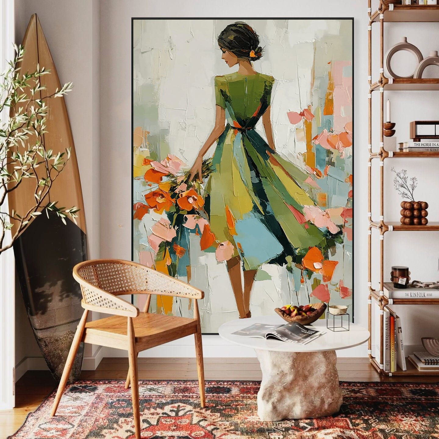 Figurative Floral Wall Art #MC101