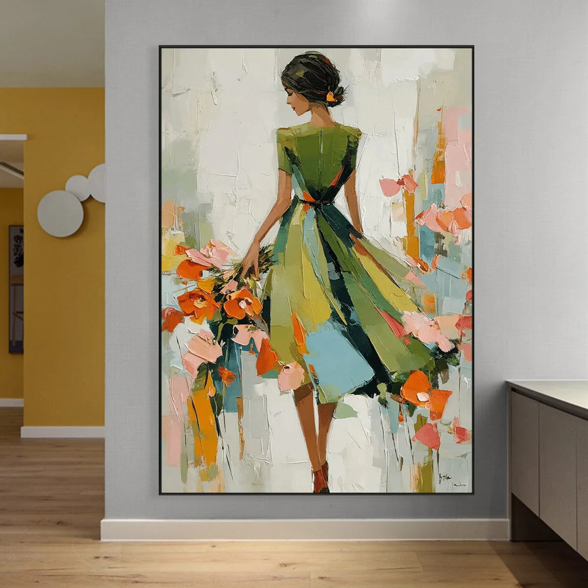 Figurative Floral Wall Art #MC101