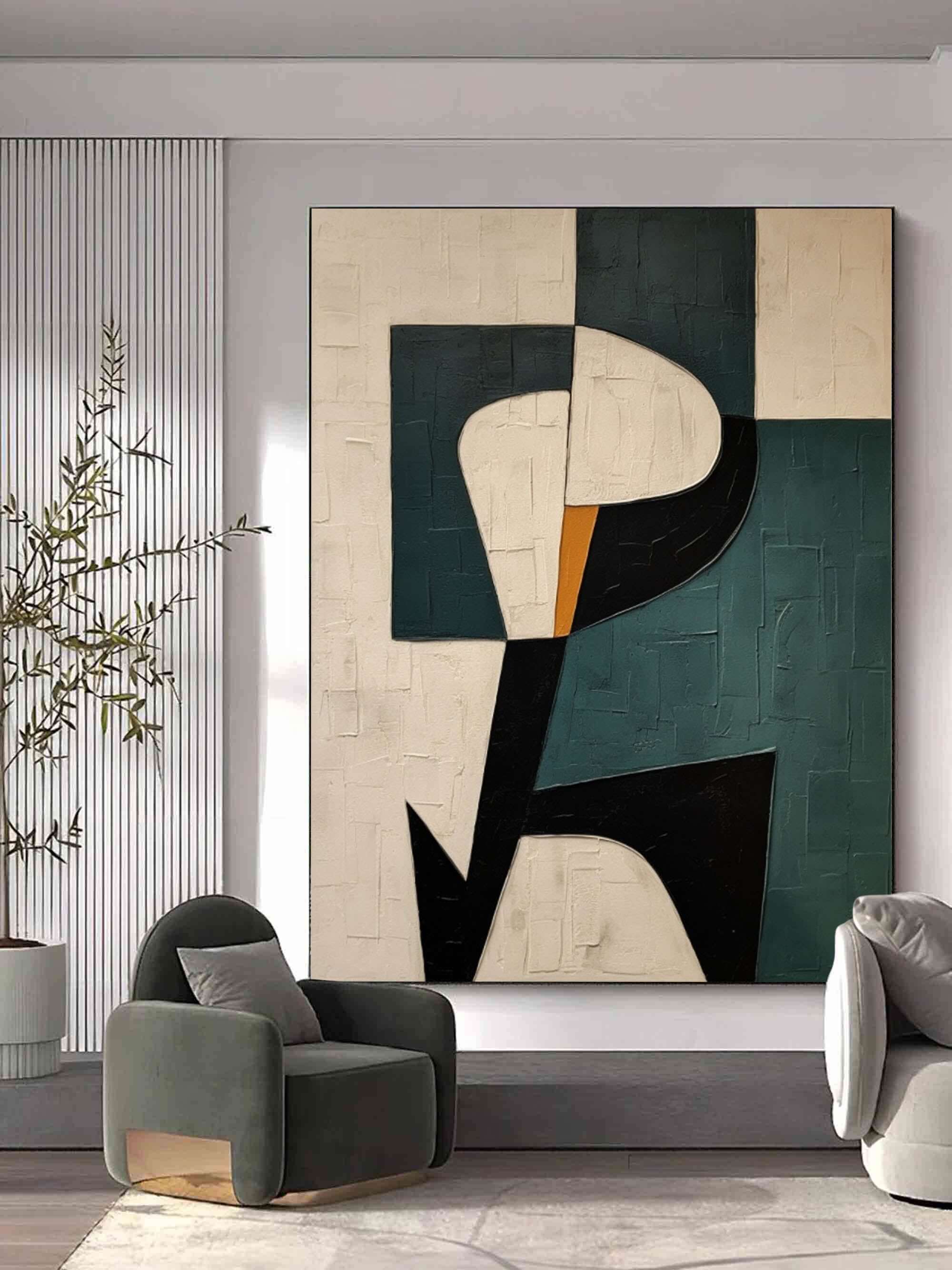 Geometric Abstract Wall Art #MS436