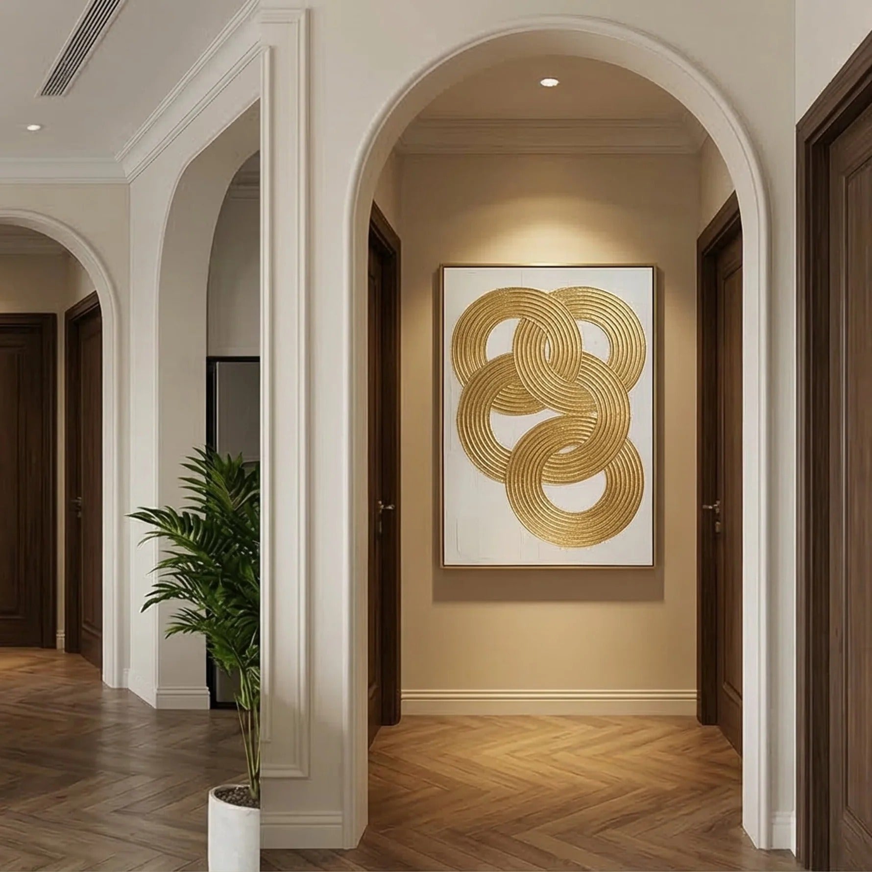 Textured Geometric Wall Art #MT642