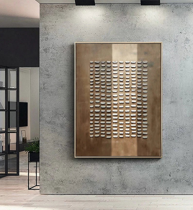 Geometric Textured Wall Art #TA057