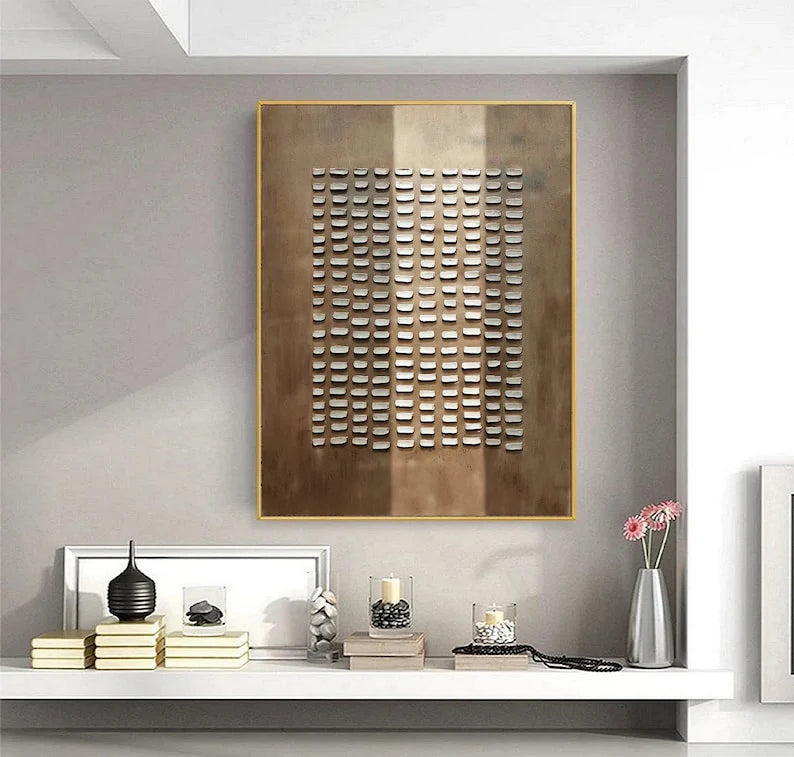 Geometric Textured Wall Art #TA057