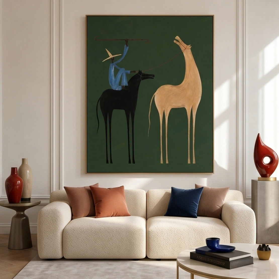 Surreal Rider & Horse Wall Art #MT032