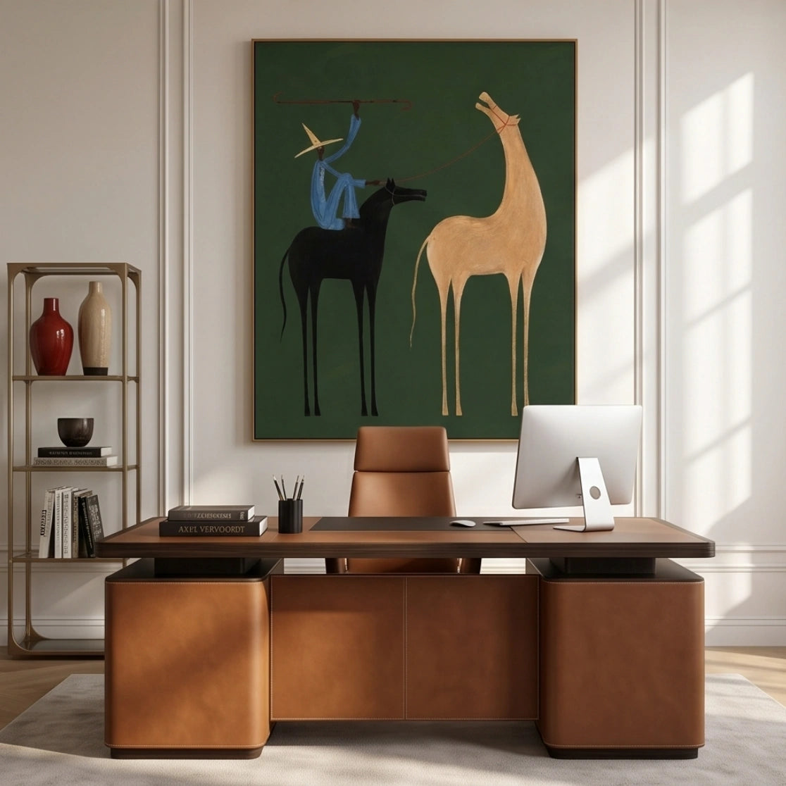 Surreal Rider & Horse Wall Art #MT032