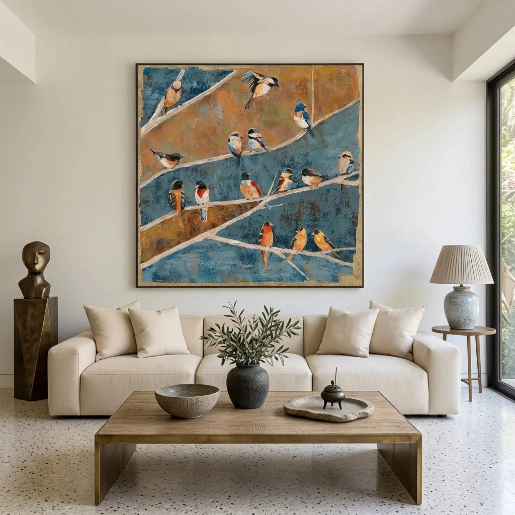 Textured Avian Wall Art #MT611