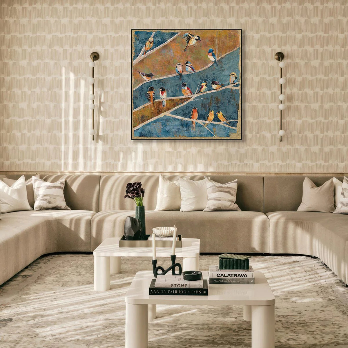 Textured Avian Wall Art #MT611