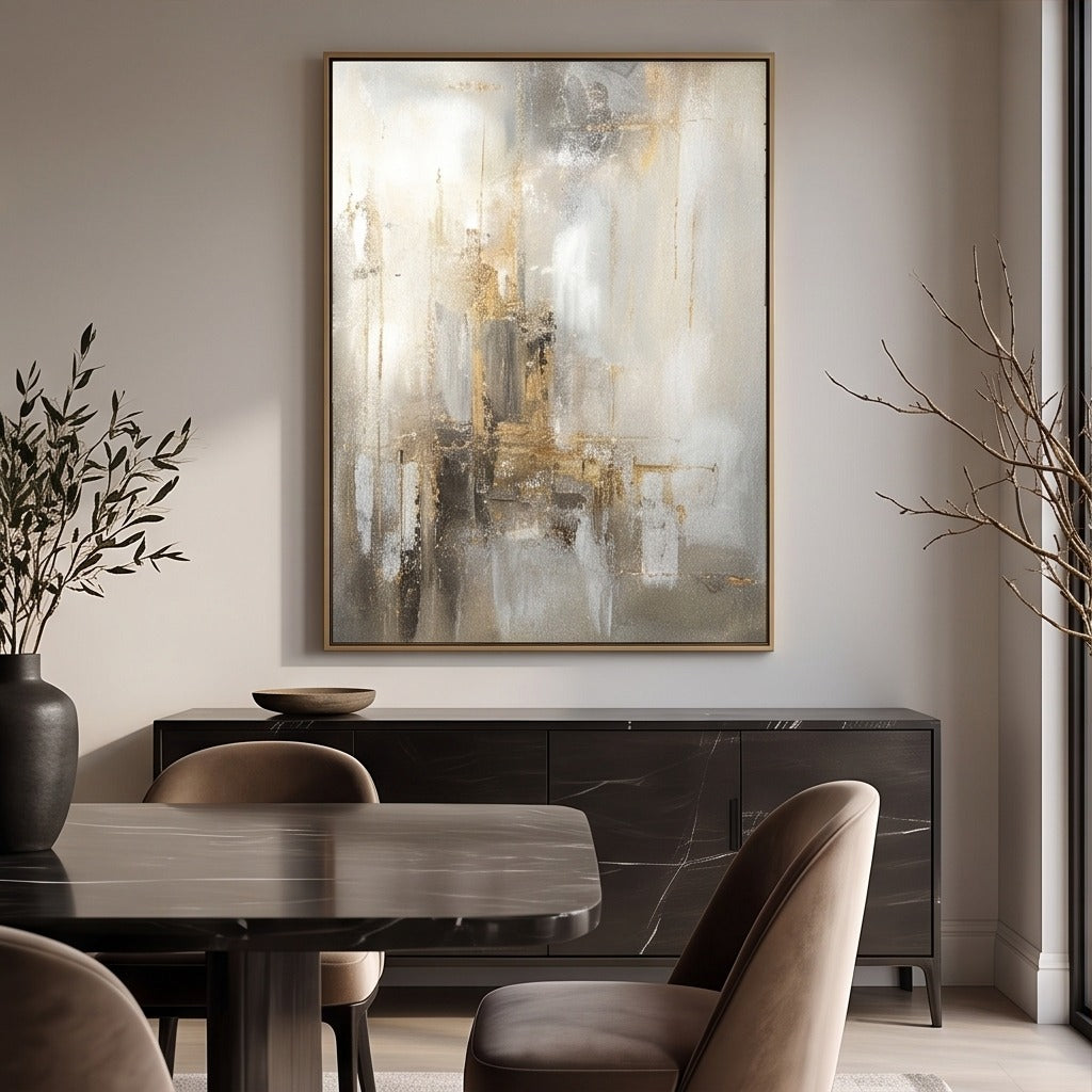 Neutral Abstract Wall Art #TO101