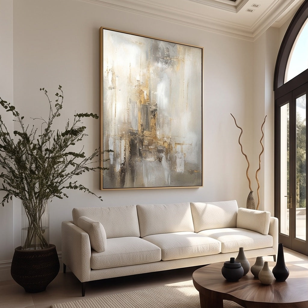 Neutral Abstract Wall Art #TO101