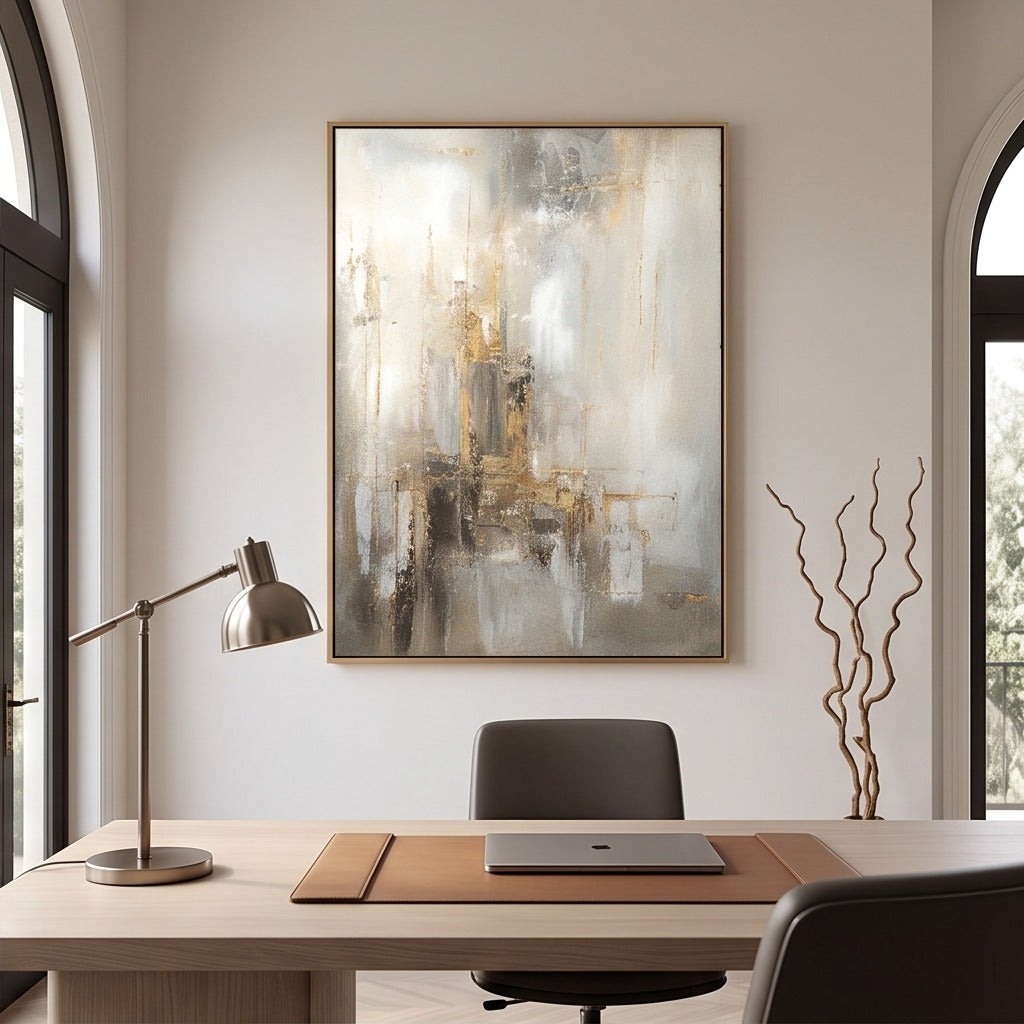 Neutral Abstract Wall Art #TO101